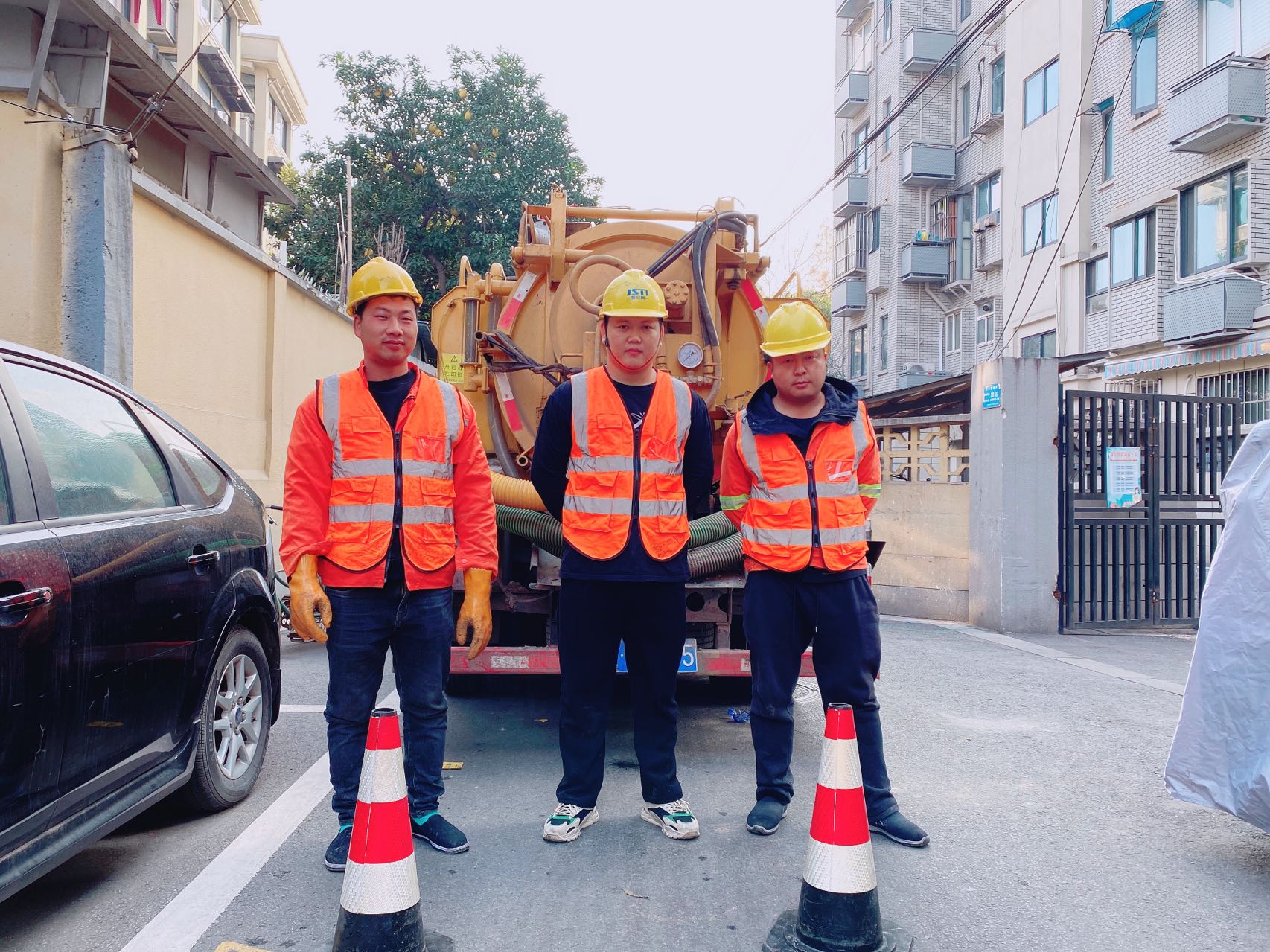 北圩路南京某小区管道清淤检测施工